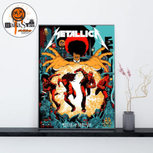 Metallica M72 Dublin Night 1 Venue Poster 2026 M72 World Tour At Aviva Stadium In Dublin Ireland On June 19th 2026 Home Decor Poster Canvas