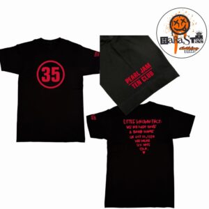 Pearl Jam 35 Ten Club 2026 Member First Show All Over Print Two Sided Unisex T-Shirt