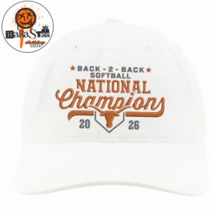 Texas Longhorns Back 2 Back 2026 Softball National Champions Classic Hat
