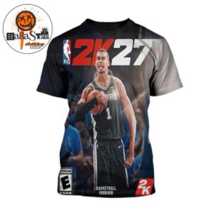 The Cover Athlete Of NBA 2K27 Is Victor Wembanyama All Over Print Shirt