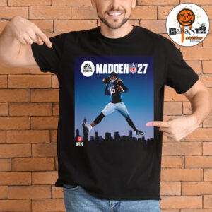The Jump Caleb Williams Cover Athlete The EA SPORTS Madden NFL 27 Cover Unisex T-Shirt