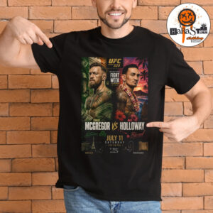 UFC 329 Conor McGregor vs Max Holloway 2 On July 11 2026 International Fight Week Las Vegas Unisex T-Shirt