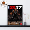 The Cover Athlete Of NBA 2K27 Is Victor Wembanyama Home Decor Poster Canvas