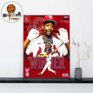 2026 MLB Home Run Derby Winner Is Jordan Walker First Cardinals Home Run Derby Champion Home Decor Poster Canvas