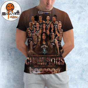 2026 WNBA Commissioner’s Cup Champions Are New York Liberty All Over Print Shirt