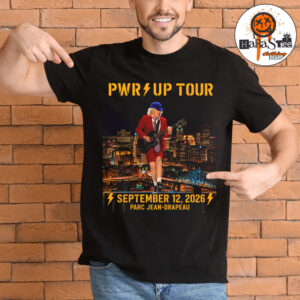 ACDC Power Up Tour 2026 PWR Up Tour Poster at Parc Jean-Drapeau In Montreal QC on September 12 2026 Unisex T-Shirt