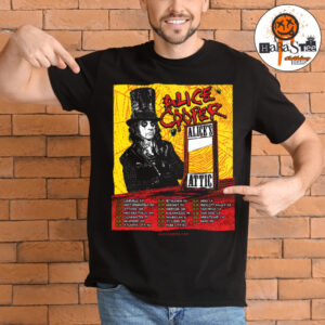 Alice Cooper Alice’s Attic Fall 2026 Tour Dates Unisex T-Shirt