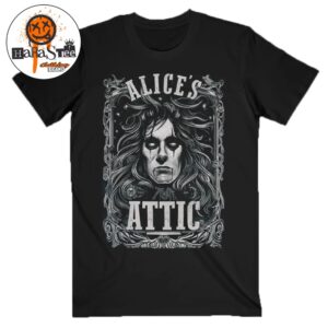 Alice Cooper Alice’s Attic design inspired by the shock rock legend himself Unisex T-Shirt