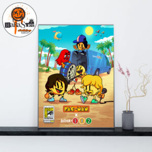 Blink-182 x Pac-Man at Comic-Con International San Diego Exclusive 2026 July 23-26 Home Decor Poster Canvas