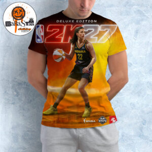 Caitlin Clark NBA 2K27 Deluxe Edition Cover Athlete Poster WNBA X WNBPA x 2K All Over Print Shirt
