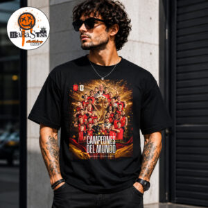 Campeones Del Mundo Poster Spain Are World Champions 2026 FIFA World Cup Unisex T-Shirt