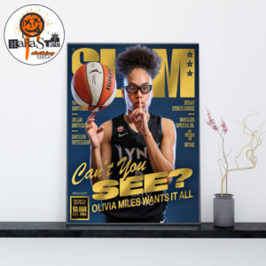 Can’t You See Olivia Miles Wants It All The Rookie Sensation Stars on Cover Gold Metal Editions SLAM 263 Magazine Home Decor Poster Canvas
