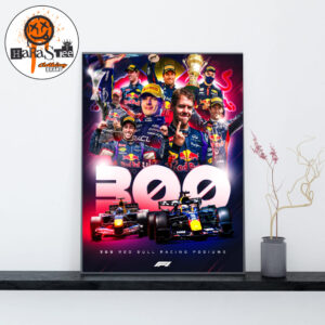 Congratulations To Oracle Red Bull Racing 300 F1 Podiums Home Decor Poster Canvas
