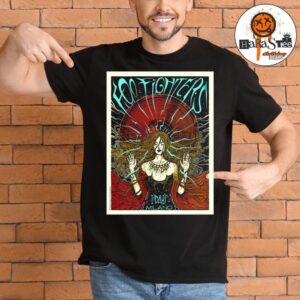 Foo Fighters Milan 2026 July 5 Event Poster Show at I-Days Milano In Milan Italy Unisex T-Shirt