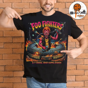 Foo Fighters Vienna 2026 July 3rd Exclusive Tee At Ernst Happel Stadion In Vienna Austria Unisex T-Shirt