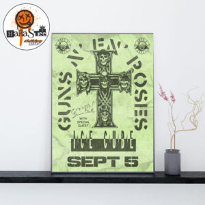 Guns N Roses 1 Night at the Rose Bowl Stadium Show Poster in Pasadena CA With Ice Cube On September 5 2026 Home Decor Poster Canvas