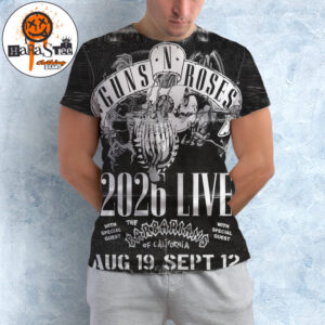 Guns N Roses Missouri 2026 Live The Barbarians Of California Official 2 Shows Poster On August 19 And September 12 All Over Print Shirt