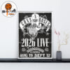 The Cure Athens 2026 Limited Edition Event Tonight Poster at EJEKT Festival In Athens Greece On July 15th 2026 Home Decor Poster Canvas The Cure Athens 2026 Limited Edition Event Tonight Poster at EJEKT Festival In Athens Greece On July 15th 2026 Home Decor Poster Canvas
