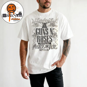 Guns N Roses Texas 2026 Shows Official All Ages Poster With Pierce The Veil On September 9 And 16 For 2 Shows Unisex T-Shirt
