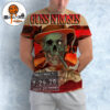 Guns N Roses North America 2026 World Tour Dates List On August And September Official Poster All Over Print Shirt