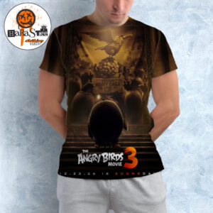 Honoring Mighty Eagle For Saving The Eggs The Angry Birds Movie 3 Official Poster Inspired By Avengers Doomsday All Over Print Shirt