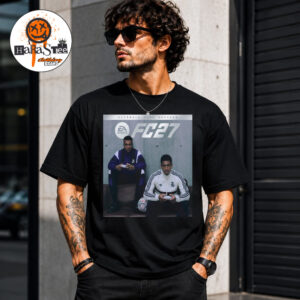 Kylian Mbappe And Jude Bellingham Grace The Cover EA Sports FC 27 Ultimate Plus Edition 2027 Unisex T-Shirt