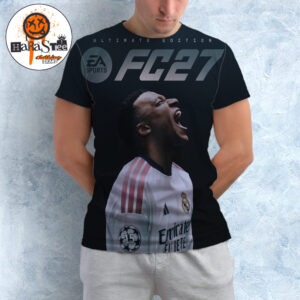 Kylian Mbappe EA Sports FC 27 Ultimate Edition Cover Athlete All Over Print Shirt