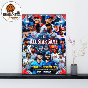 MLB All-Star Game Philadelphia 2026 Coverage Beginning At Citizens Bank Park Home Decor Poster Canvas