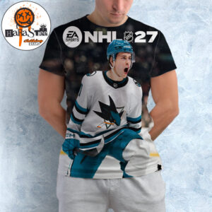 Macklin Celebrini Is The EA Sports NHL 27 Cover Athlete All Over Print Shirt