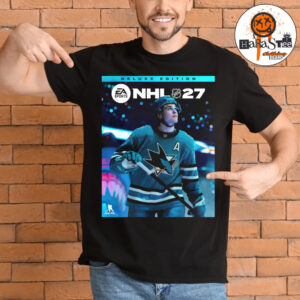 Macklin Celebrini Is The EA Sports NHL 27 Deluxe Edition Cover Athlete Unisex T-Shirt