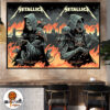Metallica M72 London 2026 Night 2 Venue Event Poster Shows At London Stadium England UK On June 5 2026 Wall Art Home Decor Poster Canvas