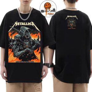 Metallica M72 London 2026 Night 2 Venue Event Poster Shows At London Stadium England UK On June 5 2026 Two Sided Unisex T-Shirt