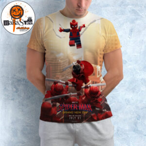 New Version Poster Lego x Spider-Man Brand New Day Of Marvel Studios All Over Print Shirt