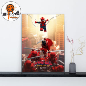 New Version Poster Lego x Spider-Man Brand New Day Of Marvel Studios Home Decor Poster Canvas