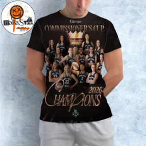 New York Liberty 2026 WNBA Commissioner’s Cup Champions All Over Print Shirt