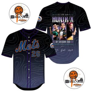 New York Mets x KPop Demon Hunters The Takedown Tour Official Baseball Jersey