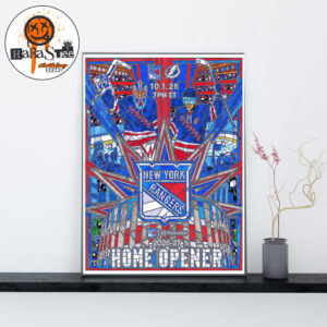 New York Rangers Home Opener Season 2026-2027 On October 1 Home Decor Poster Canvas