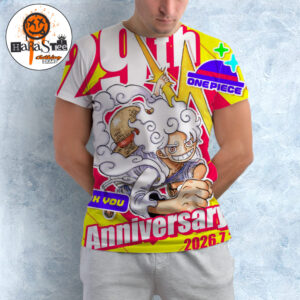 One Piece 29th Anniversary 1997-2026 July 22 All Over Print Shirt