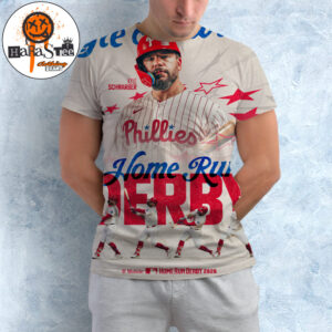 Philadelphia Phillies Kyle Schwarber 2026 MLB Home Run Derby All Over Print Shirt