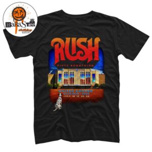 Rush Fifty Something Tour 2026 Merch Shot Tee At United Center In Chicago For 4 Days July 16 18 20 22 Unisex T-Shirt