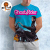 Ryan Gosling Ghost Rider x Barbie Poster All Over Print Unisex T-Shirt