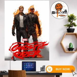 Ryan Gosling Is Ghost Rider Of Marvel Studios Directed by Shawn Levy Only In Theaters 2028 Home Decor Posster Canvas