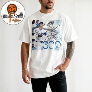 Shohei Ohtani 300 Home Runs In MLB Career Unisex T-Shirt