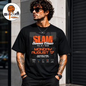 Slam Summer Classic Vol 8 2026 Official Poster at Rucker Park In New York City On Monday August 17 Unisex T-Shirt