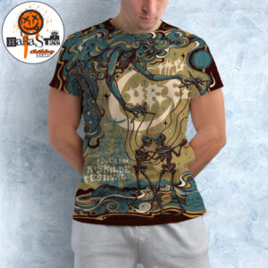 The Cure 2026 Roskilde Festival Limited Edition Event Poster In Roskilde Denmark On 1st July 2026 All Over Print Shirt
