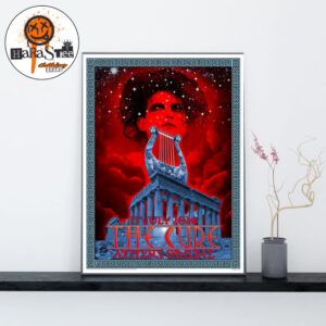 The Cure Athens 2026 Limited Edition Event Tonight Poster at EJEKT Festival In Athens Greece On July 15th 2026  Home Decor Poster Canvas