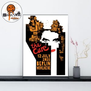 The Cure Berlin 2026 July 12 Night 3 Limited Edition Event Poster At Wuhlheide In Germany Home Decor Poster Canvas