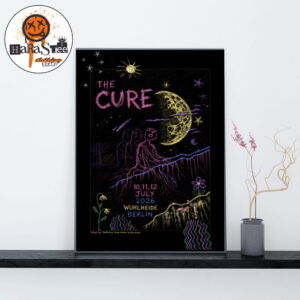 The Cure Berlin July 10 11 12 2026 Venue Poster At Wuhlheide In Germany Home Decor Poster Canvas