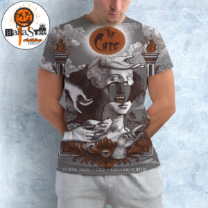 The Cure Cluj Romania 2026 Limited Edition Event Poster At Electric Castle On July 19 2026 All Over Print Shirt
