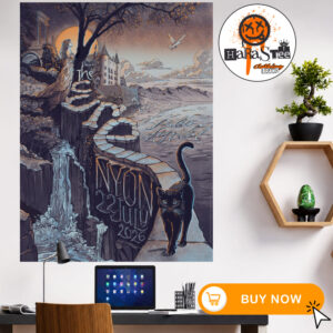 The Cure Nyon 2026 July 22 Limited Edition Event Poster Black Cat At Paleo Festival In Switzerland Home Decor Poster Canvas
